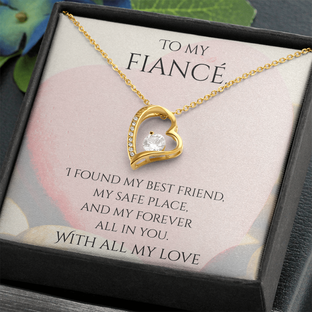 Valentine's Day Infinite Love Necklace - Gifts For Fiancé (Message 02)