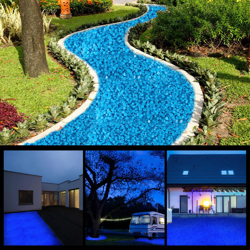 LuminaRock 3000 Dark Blue Glow Stones