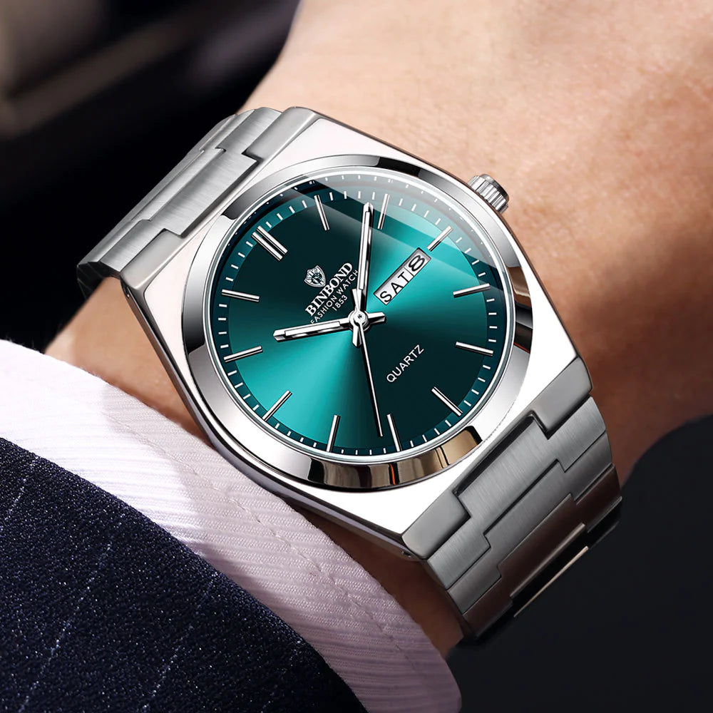 Men's Colour Face Stainless Steel Watch