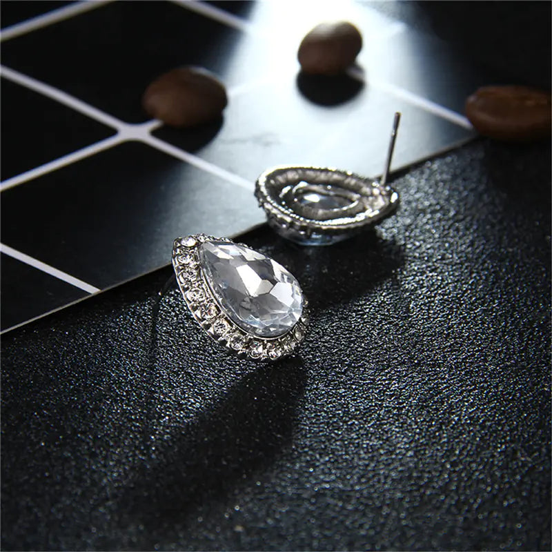 Crystal Water Drop Earrings