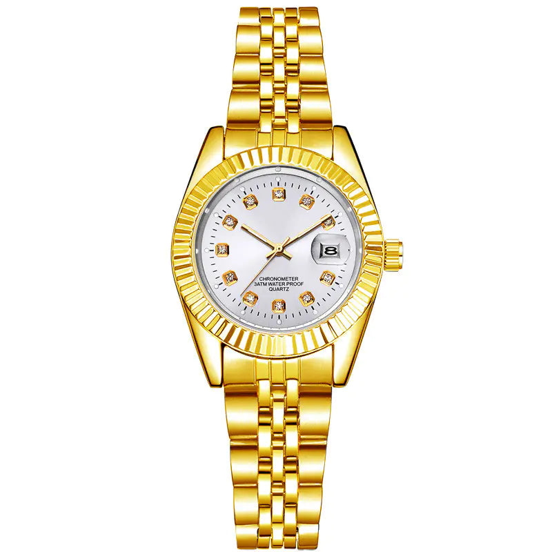 Student Calendar Gold Watch