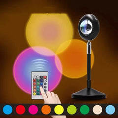 Cinematic Rainbow Sunset Projector Lamp