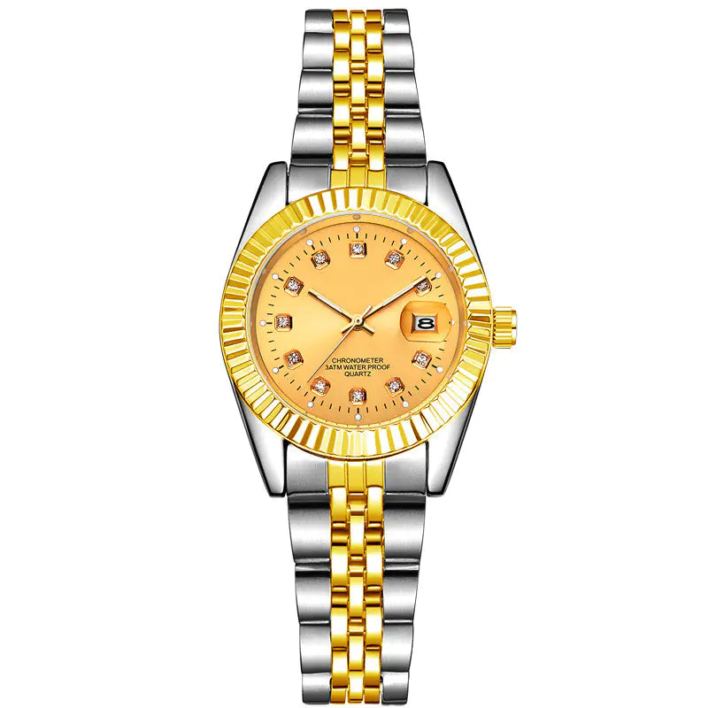 Student Calendar Gold Watch