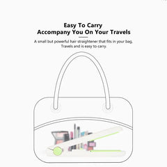 Travel-Size 2-in-1 Hair Straightener & Curler