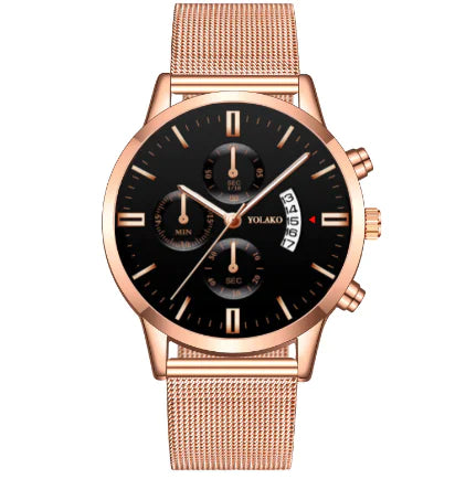 Men's Stainless Steel Casual Watch