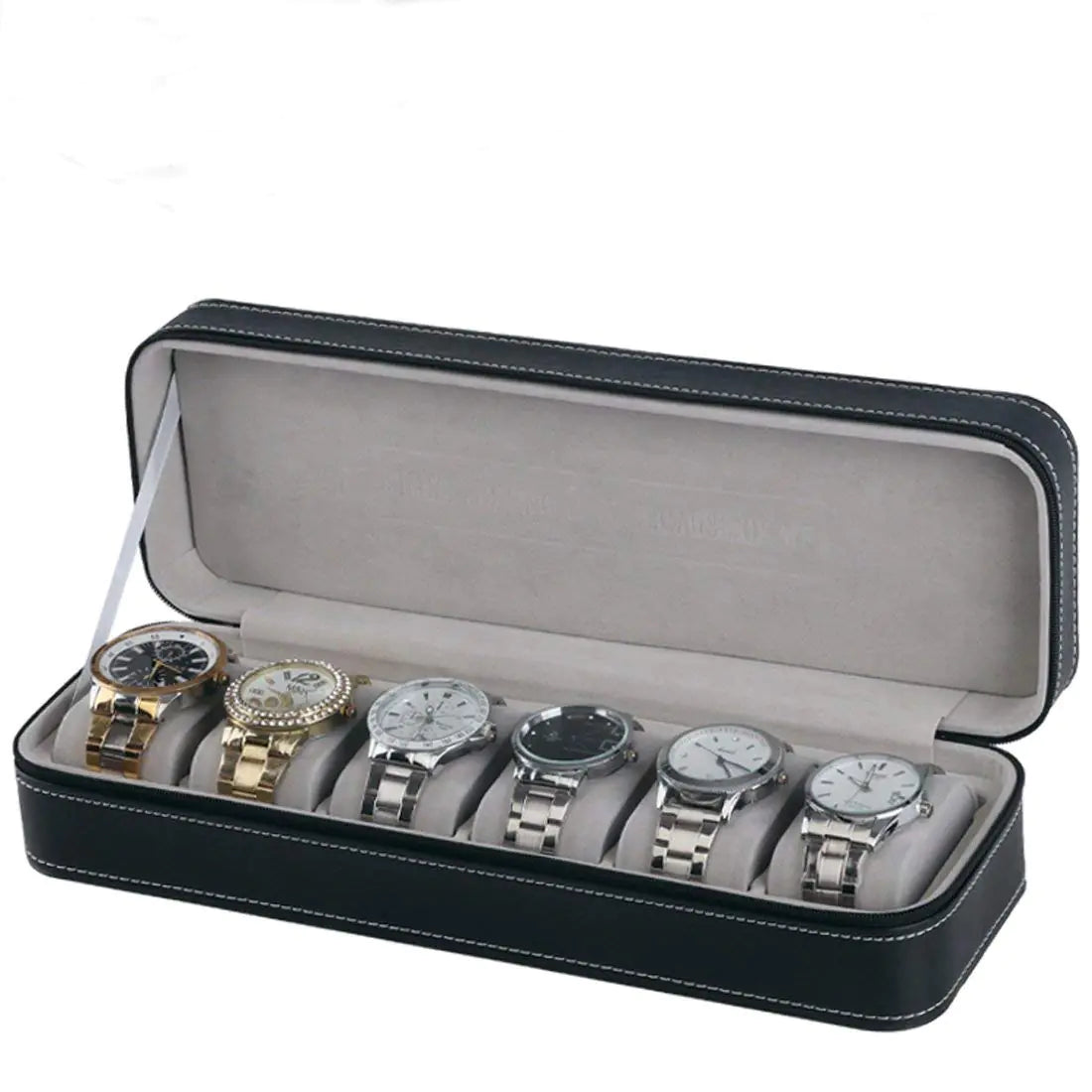 Portable Watch Display Storage Box (6-Slot)