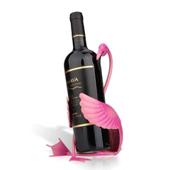 Flamingo Wine Rack - Iron Art Home Decor Piece