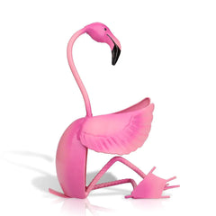 Flamingo Wine Rack - Iron Art Home Decor Piece