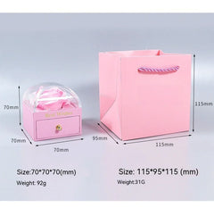 Rose Jewelry Storage Box