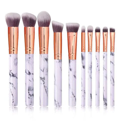 Professional Makeup Brush Set with Soft Synthetic Handles