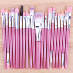 Professional Makeup Brush Set with Soft Synthetic Handles