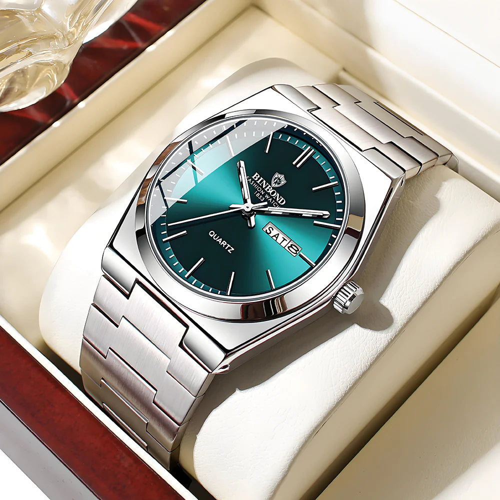 Men's Colour Face Stainless Steel Watch