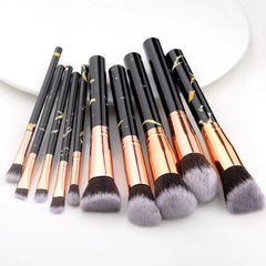 Professional Makeup Brush Set with Soft Synthetic Handles