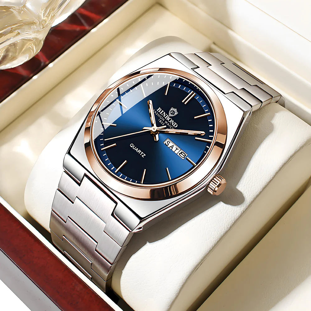 Men's Colour Face Stainless Steel Watch