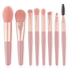 Professional Makeup Brush Set with Soft Synthetic Handles