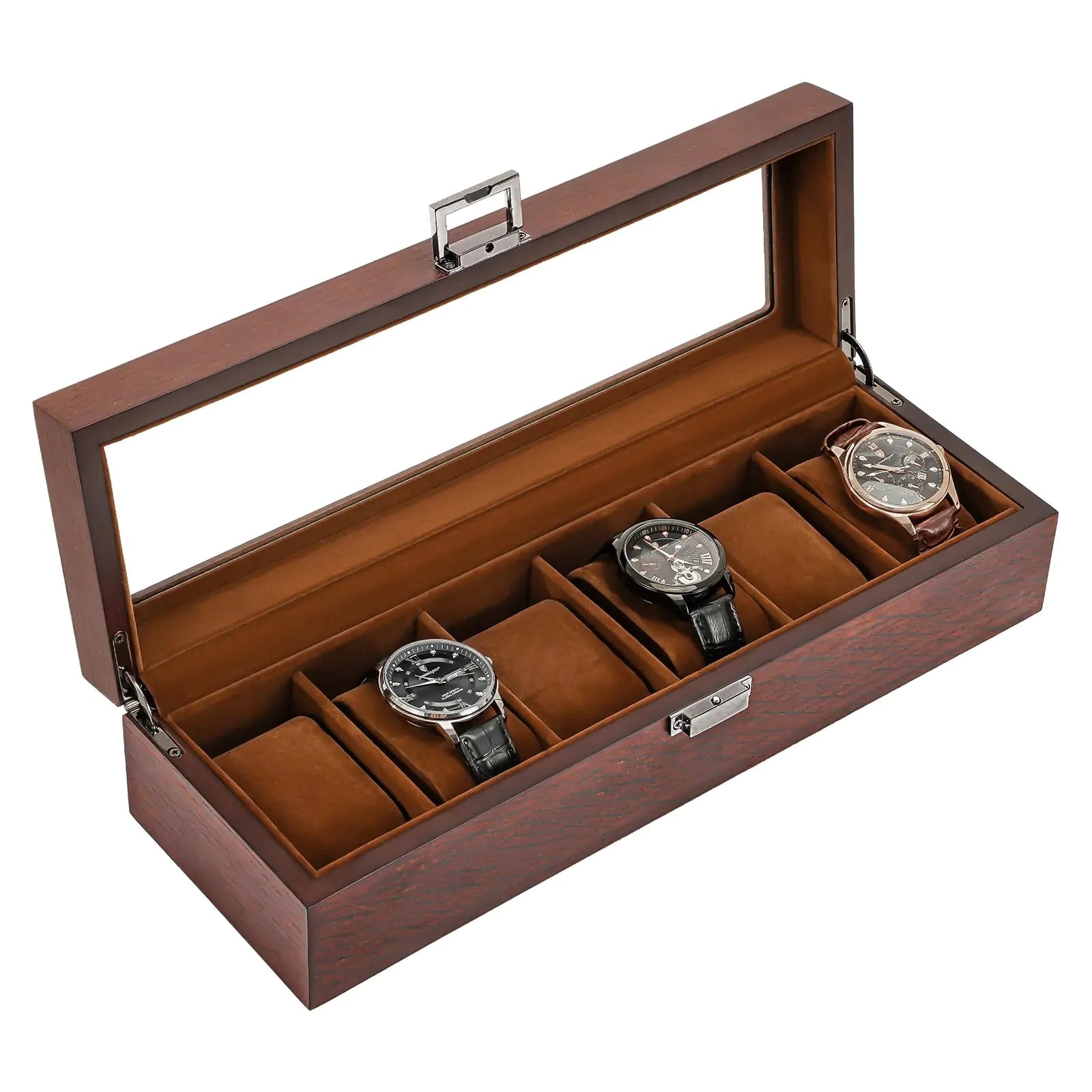 Luxury Wooden Watch Box for Men (6 Slot)
