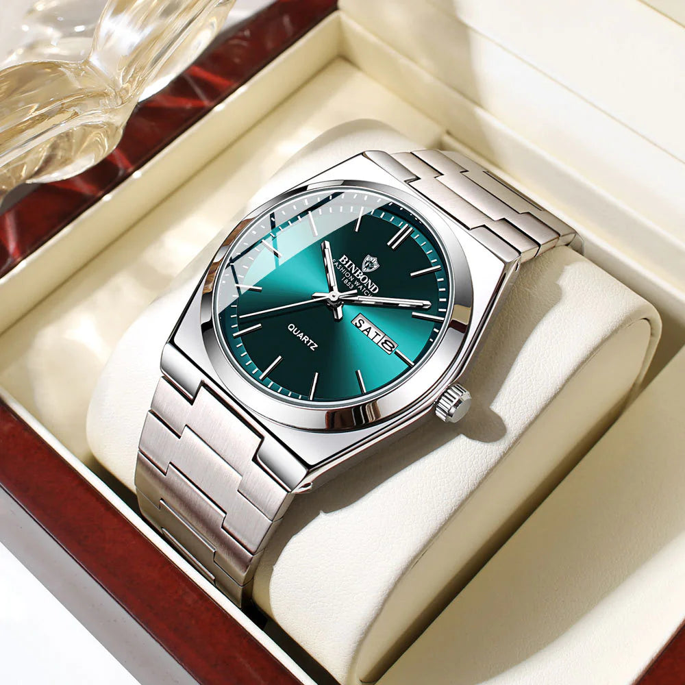 Men's Colour Face Stainless Steel Watch