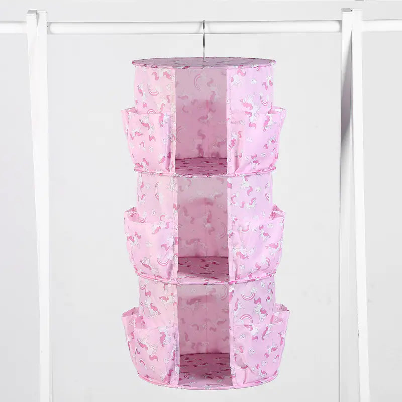 360-Degree Rotating Hanging Closet Organizer Bag