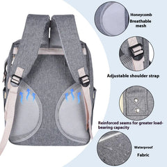 Chic Large Oxford Mom Backpack