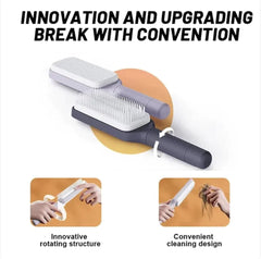 4-in-1 Ergonomic Self-Purifying Hair Brush